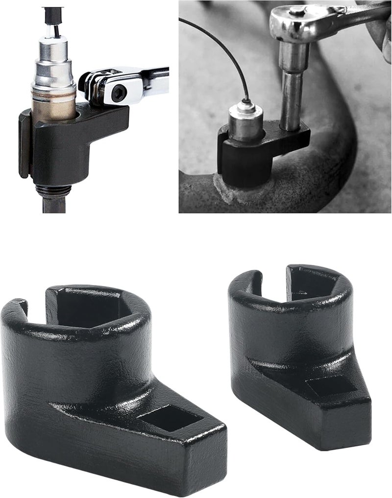 RACOONA Oxygen Sensor Socket,Car Accessories Universal Low Profile Offset Oxygen Sensor Socket,3/8-Inch Drive by 7/8-Inch,Wire Gate Accesses Sensor from Side to Prevent Wire Damage,Fit for Most Cars - Image 5